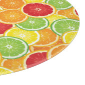 Muster mit Zitrusfrüchten Schneidebrett (Ecke)