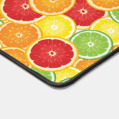 Muster mit Zitrusfrüchten Schreibtischunterlage (Ecke)