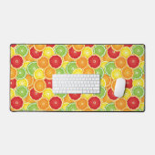Muster mit Zitrusfrüchten Schreibtischunterlage (Tastatur & Maus)