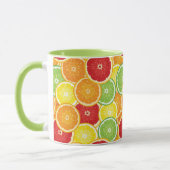 Muster mit Zitrusfrüchten Tasse (Links)