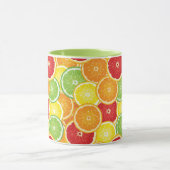 Muster mit Zitrusfrüchten Tasse (Zentrum)