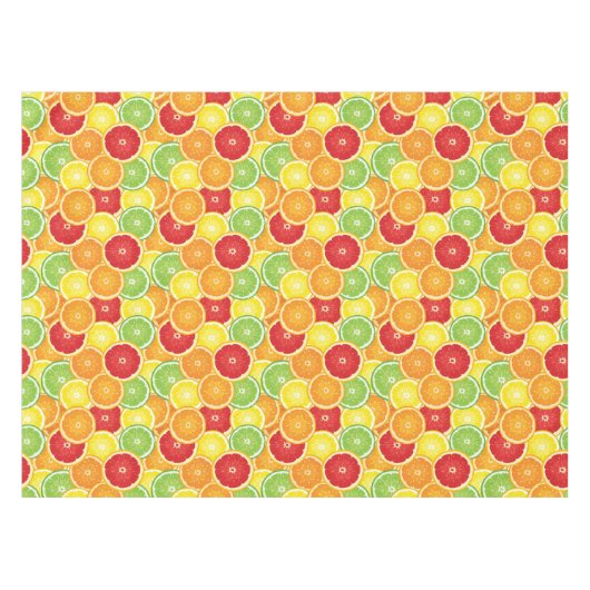Muster mit Zitrusfrüchten Tischdecke (Vorderseite (Horizontal))