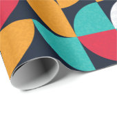 Muster mit zufällig gefärbten Dreiecken Generativ  Geschenkpapier (Rolleneckpunkt)