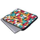 Muster mit zufällig gefärbten Dreiecken Generativ  Laptopschutzhülle (Vorne Knopf)