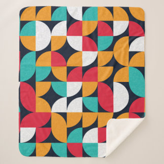 Muster mit zufällig gefärbten Dreiecken Generativ  Sherpadecke