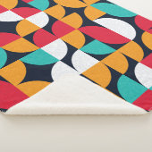 Muster mit zufällig gefärbten Dreiecken Generativ  Sherpadecke (3/4)