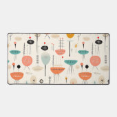 Muster Mitte des Jahrhunderts Schreibtischunterlage (Vorderseite)