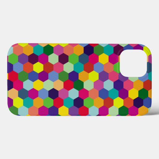 Muster Modern farbenfroh - Modefeder-Hipster Case-Mate iPhone Hülle (Rückseite (Horizontal))