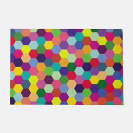 Muster Modern farbenfroh - Modefeder-Hipster Fußmatte