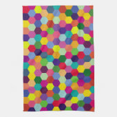 Muster Modern farbenfroh - Modefeder-Hipster Geschirrtuch (Vertikal)