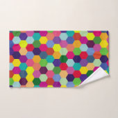 Muster Modern farbenfroh - Modefeder-Hipster Handtuch (Handtuch)