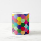 Muster Modern farbenfroh - Modefeder-Hipster Kaffeetasse (Mittel)