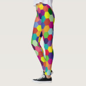 Muster Modern farbenfroh - Modefeder-Hipster Leggings (Links)