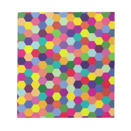 Muster Modern farbenfroh - Modefeder-Hipster Notizblock