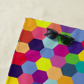 Muster Modern farbenfroh - Modefeder-Hipster Strandtuch (Beispiel)