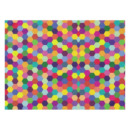 Muster Modern farbenfroh - Modefeder-Hipster Tischdecke (Vorderseite (Horizontal))