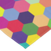 Muster Modern farbenfroh - Modefeder-Hipster Tischdecke (Schrägansicht)