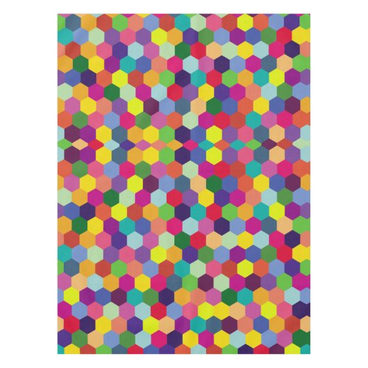 Muster Modern farbenfroh - Modefeder-Hipster Tischdecke (Vorderseite)