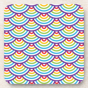 Muster Modern Stilvoll Geometrisch Vintage Getränkeuntersetzer