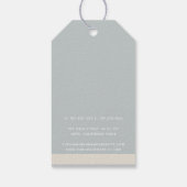 Muster Moderne Berufliche Handarbeit Geschenkanhänger (Rückseite)