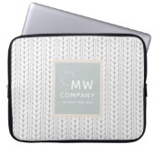 Muster Moderne Berufliche Handarbeit Laptopschutzhülle (Vorderseite)