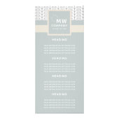 Muster Moderne Berufliche Handarbeit Werbekarte (Vorne)