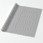Muster Moderne, stilvolle Geometrie Vintag Geschenkpapier (Ungerollt)