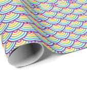 Muster Moderne, stilvolle Geometrie Vintag Geschenkpapier (Rolleneckpunkt)