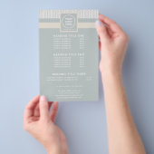 Muster Modernes Berufliches Logo Flyer (Handgriff)