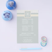 Muster Modernes Berufliches Logo Flyer (Einzeln)