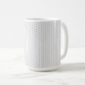 Muster Modernes Berufliches Logo Kaffeetasse (VorderseiteRechts)