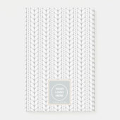 Muster Modernes Berufliches Logo Post-it Klebezettel (Vorderseite)