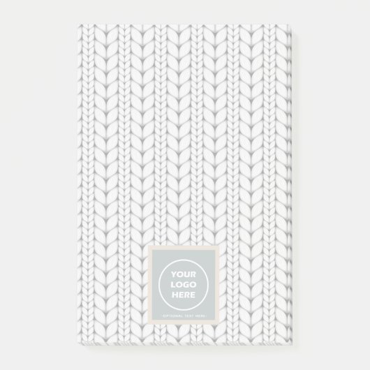 Muster Modernes Berufliches Logo Post-it Klebezettel (Vorderseite)