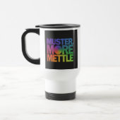 "Muster More Mettle" Reisecoffee Mug Reisebecher (Links)