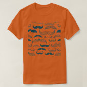Muster Movember wachsen T-Shirt (Design vorne)