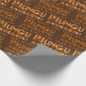 Muster Mungu Akubariki, Gott segne dich in Swahili Geschenkpapier (Ecke)