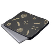 Muster nahtlos amerikanisch laptopschutzhülle (Vorne Knopf)