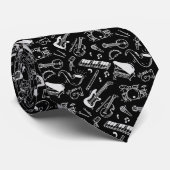 Muster Neck Tie Krawatte (Gerollt)