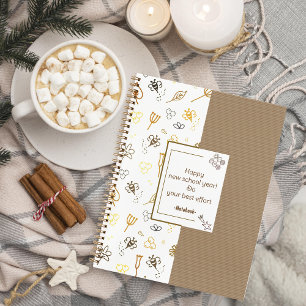 Muster niedliches BienenNotebook Notizblock