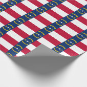 Muster Nordkarolina Geschenkpapier (Ecke)