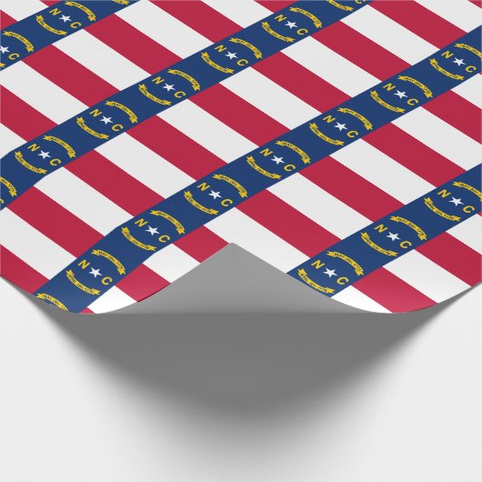 Muster Nordkarolina Geschenkpapier (Ecke)