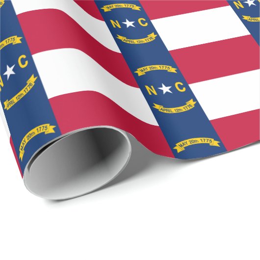 Muster Nordkarolina Geschenkpapier (Rolleneckpunkt)