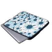 Muster ohne Blumen/Textilemuster der Blume, ab Laptopschutzhülle (Vorne Knopf)