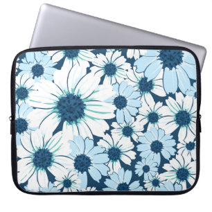 Muster ohne Blumen/Textilemuster der Blume, ab Laptopschutzhülle