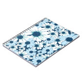 Muster ohne Blumen/Textilemuster der Blume, ab Notizblock (Linke Seite)