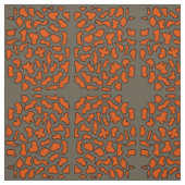 Muster orange und grau stoff (Muster)