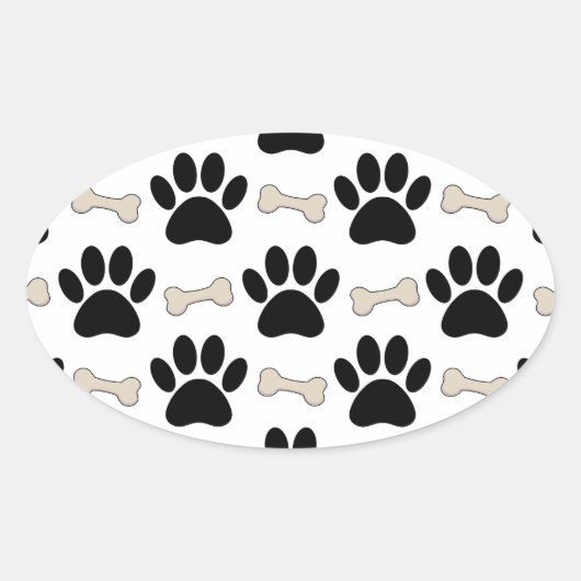 Muster Ovaler Aufkleber (Vorderseite)