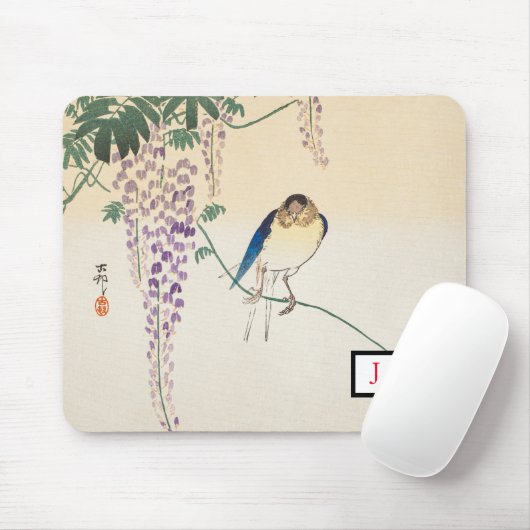 MUSTER-Paddel BIRD AUF BRANCH JAPANESE CUSTOM INIT Mousepad (Mit Mouse)