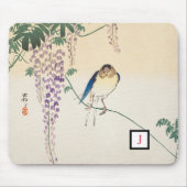 MUSTER-Paddel BIRD AUF BRANCH JAPANESE CUSTOM INIT Mousepad (Vorne)
