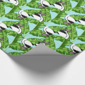 Muster-Palmnut Geschenkpapier (Ecke)